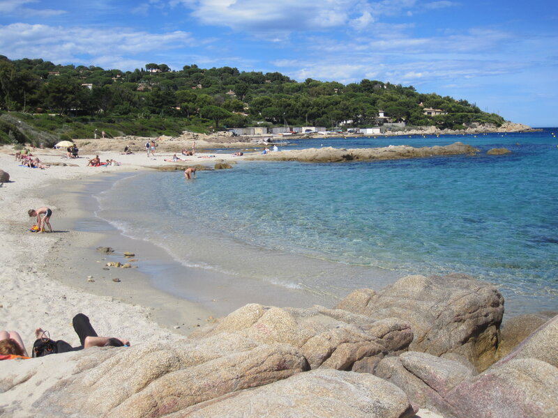 People at a Sandy Beach