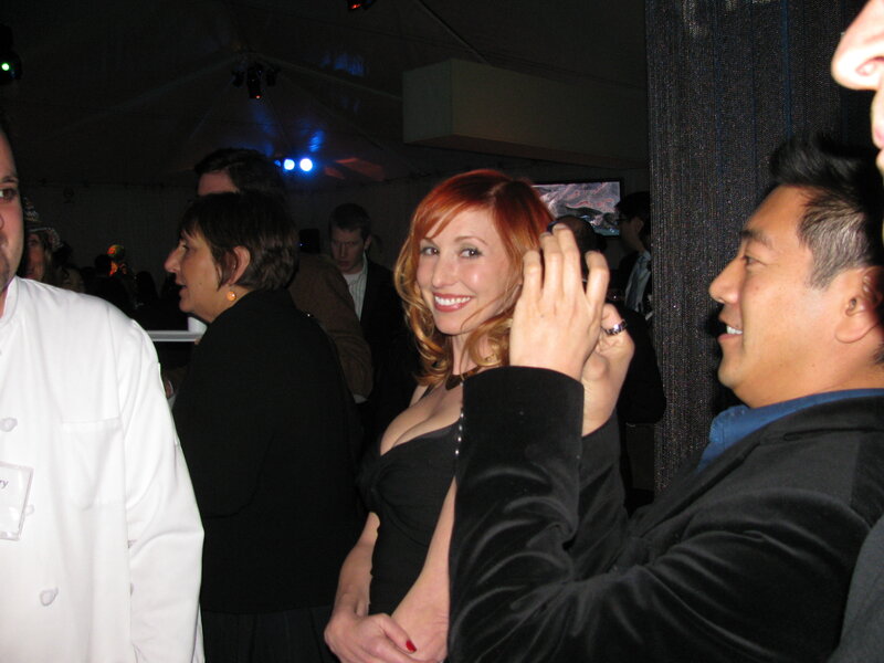 People at a social event