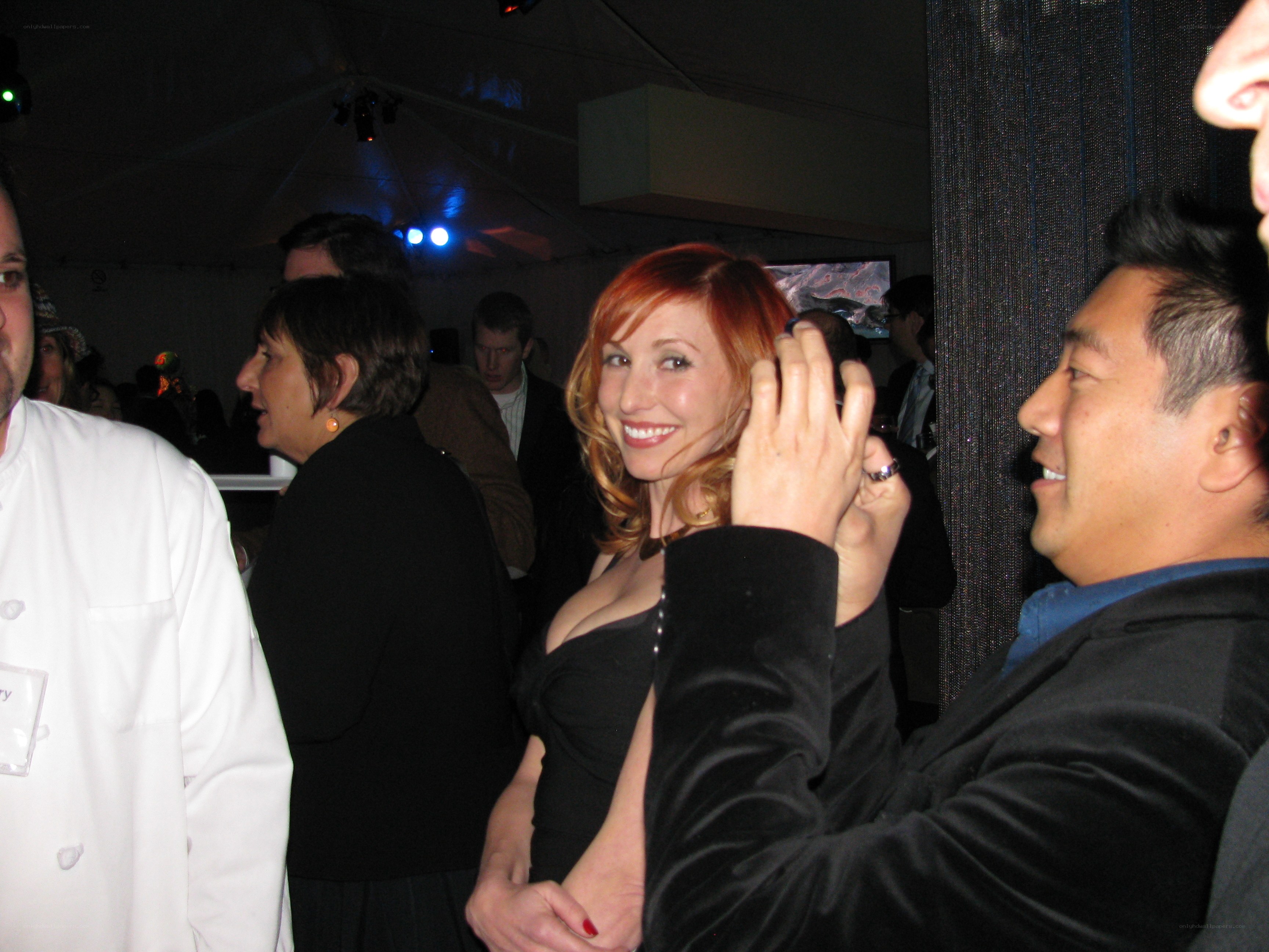 People at a social event