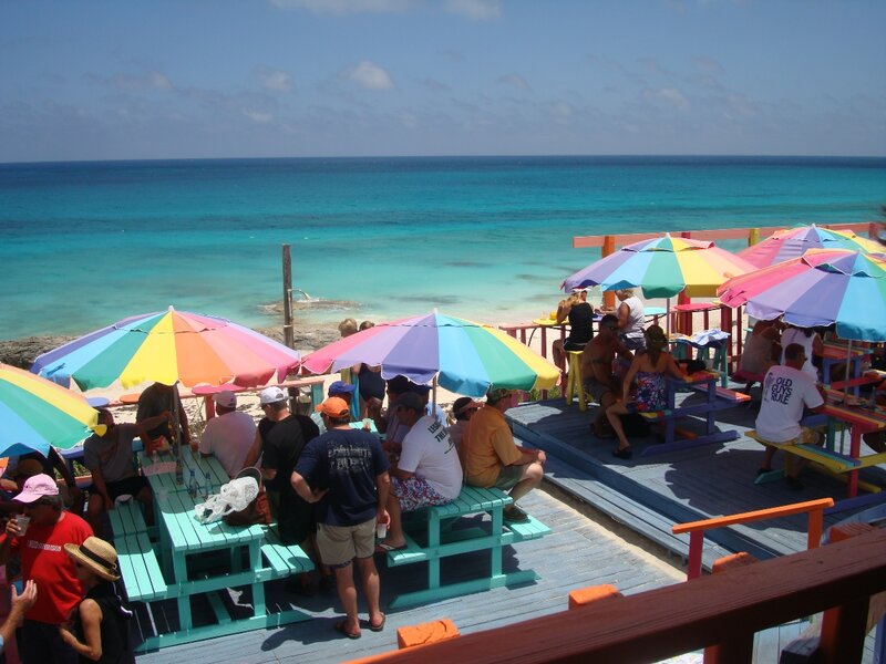 People at Beach Bar