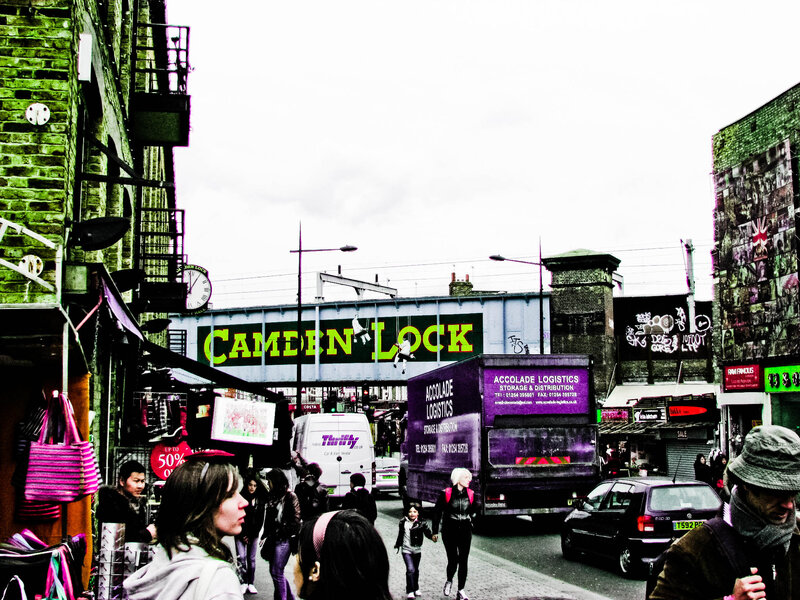 People at Camden Lock