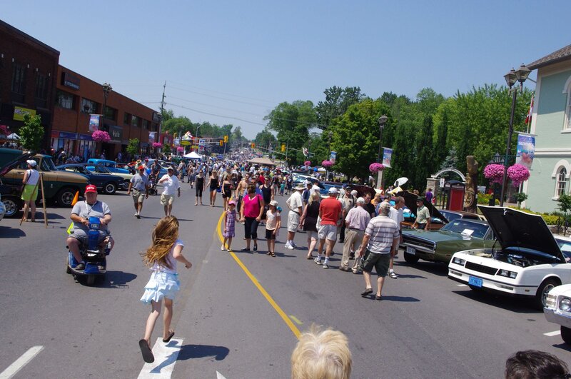 People at Car Show