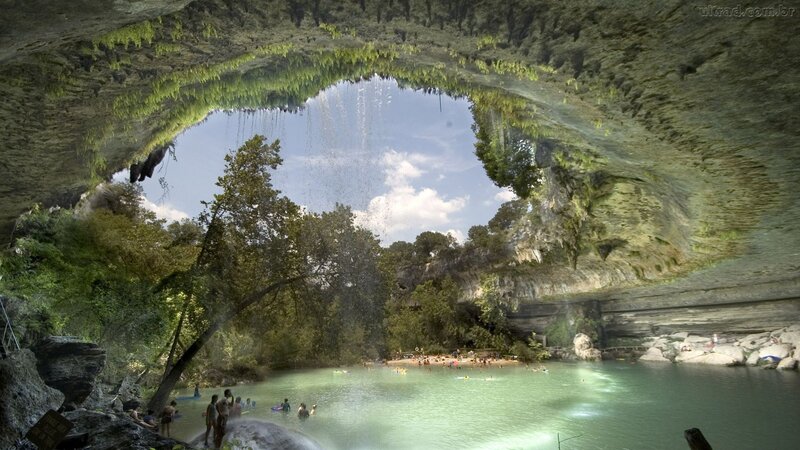 People at Cave Pool
