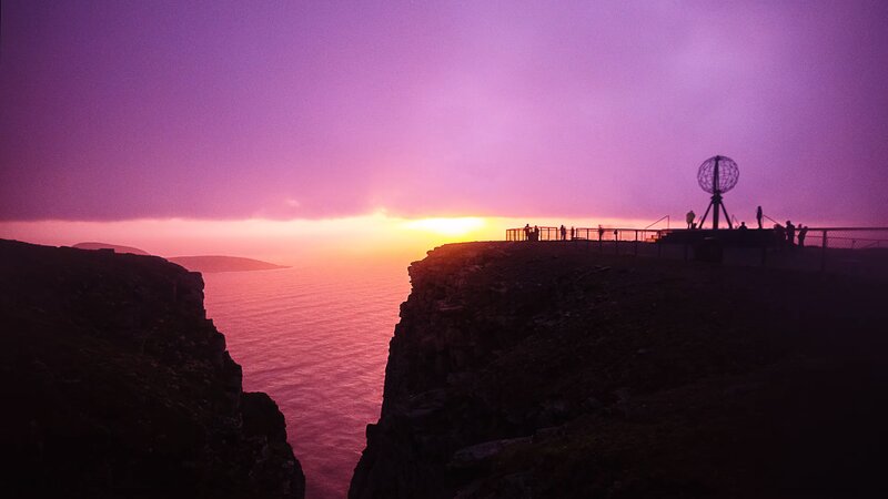 People at Cliff Edge