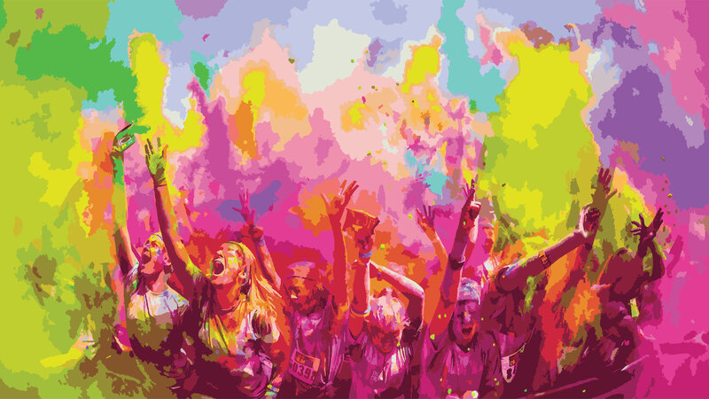 People at Color Run