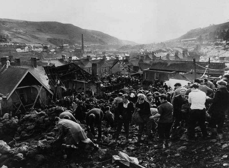 People at Disaster Site