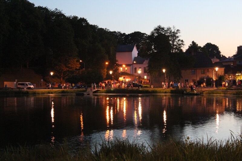 People at Lakeside Event