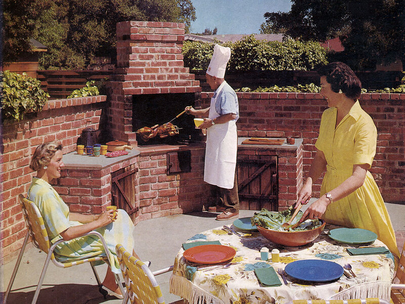 People at Outdoor Barbecue