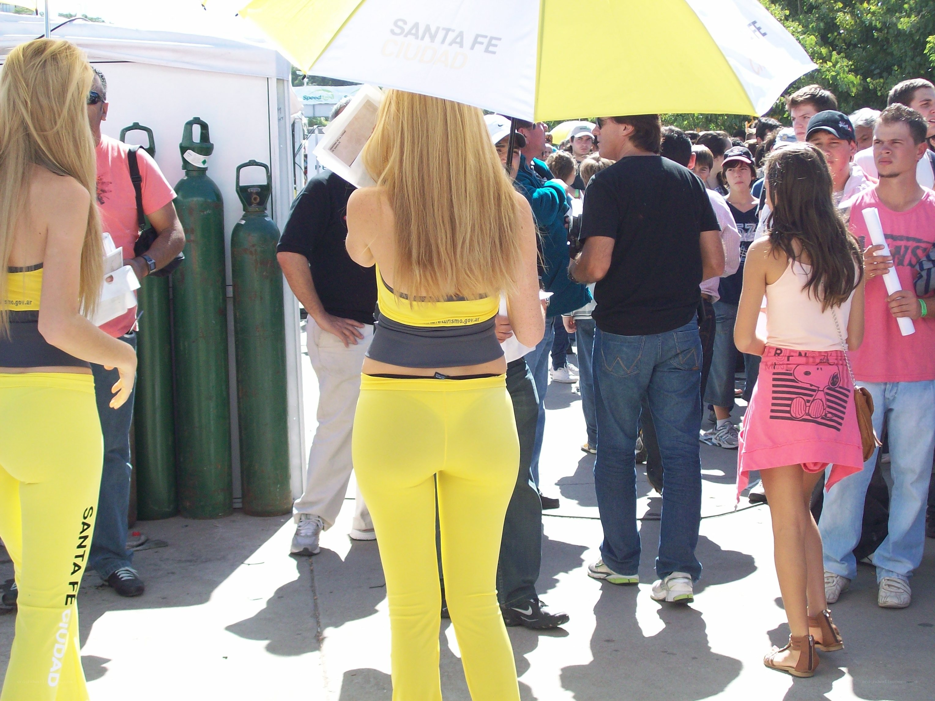 People at outdoor event