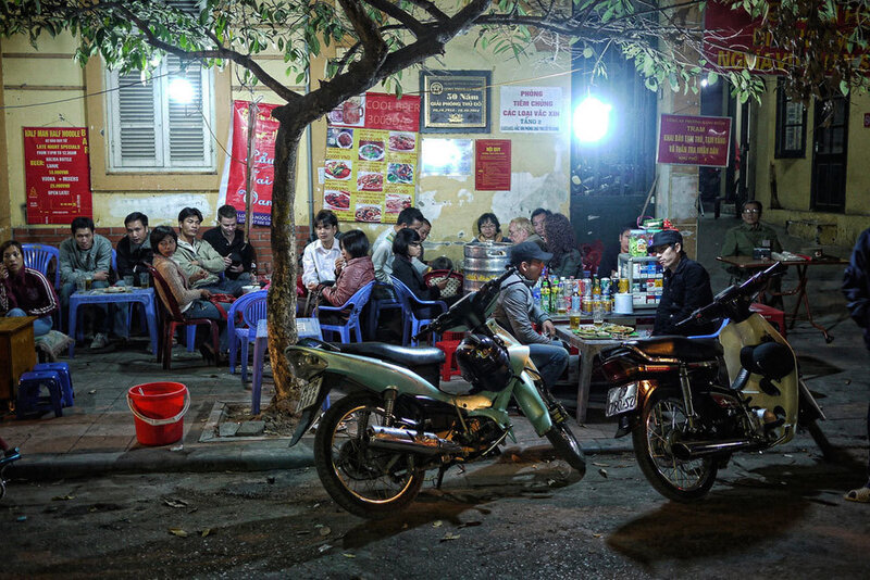 People at Outdoor Night Market