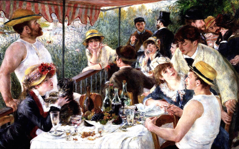 People at Outdoor Table