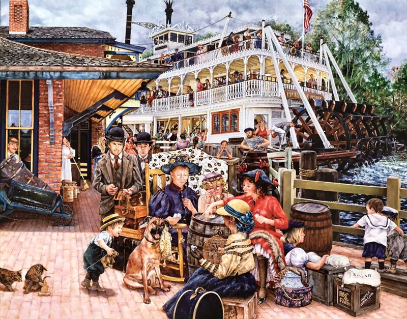 People at River Dock