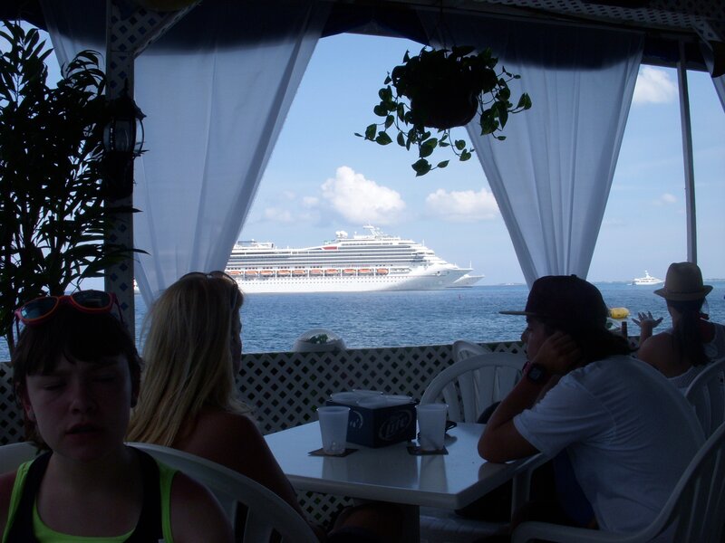 People at Seaside Table