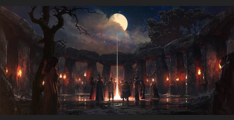 People at Stone Circle