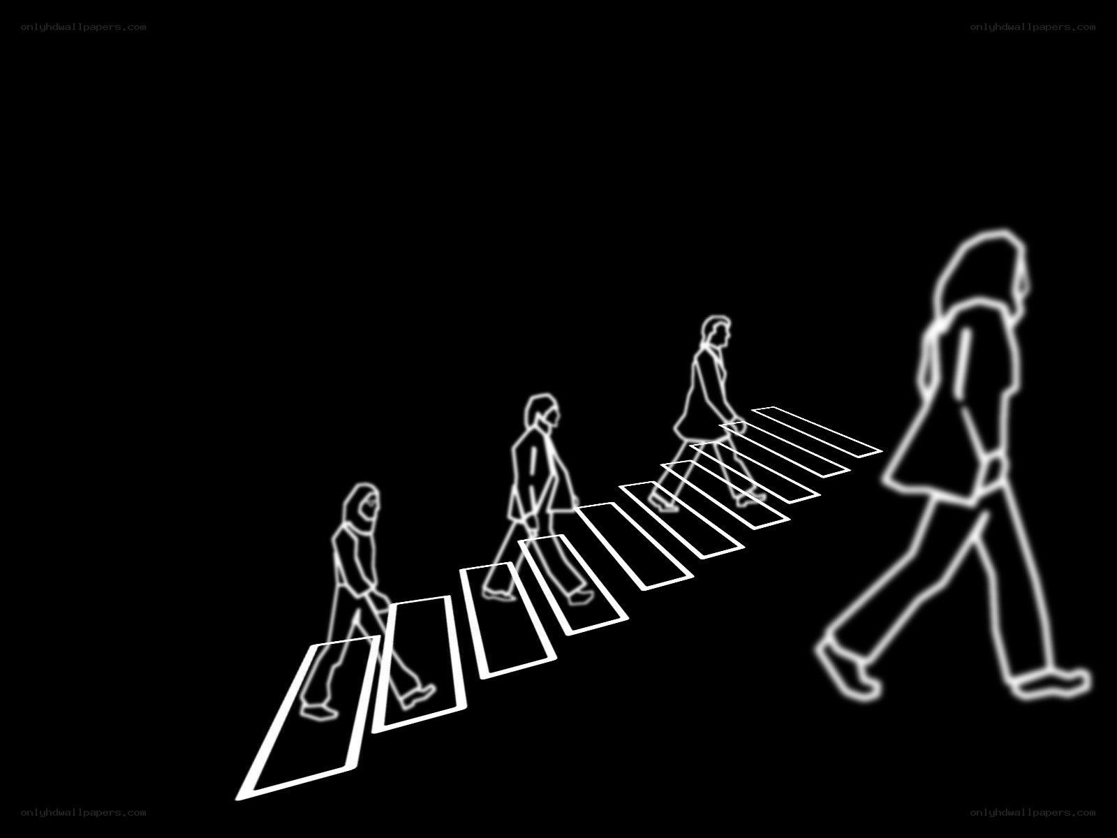 people crossing a zebra crossing