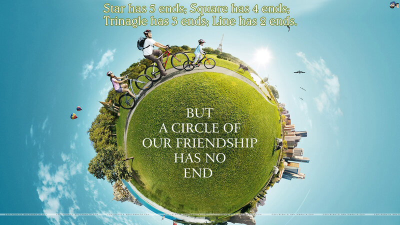 People Cycling on Globe