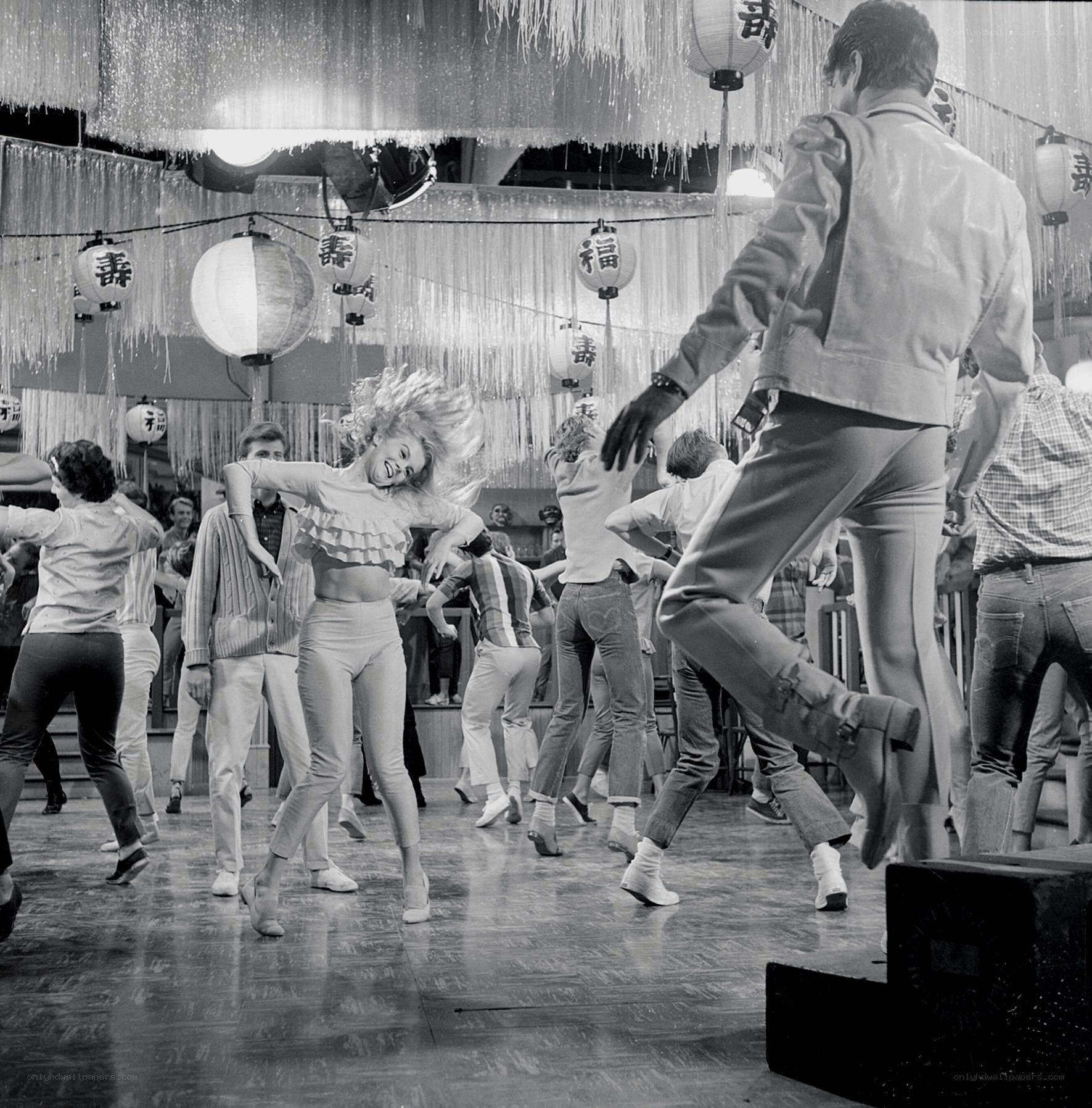 People dancing at a party