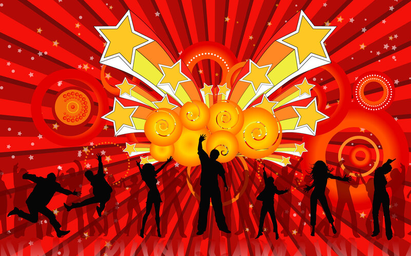 People dancing at a party