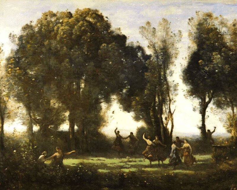 People Dancing in Forest