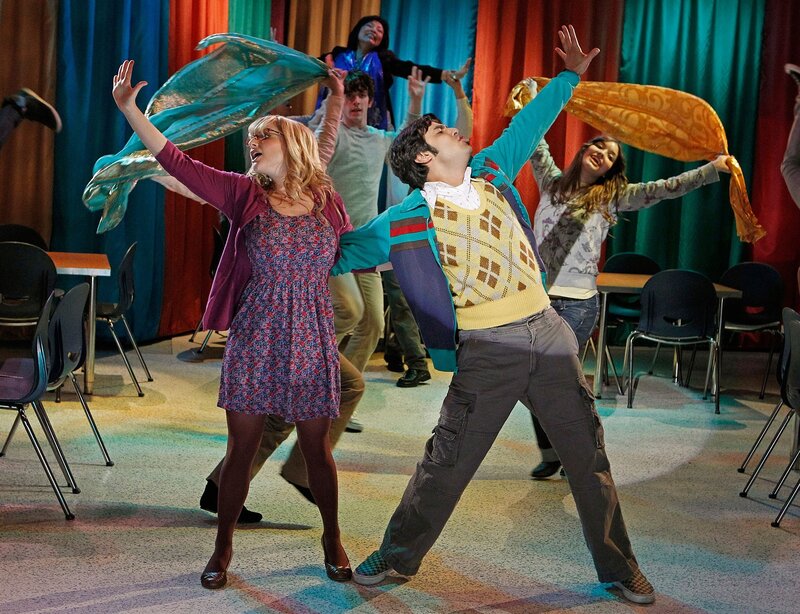 People Dancing with Scarves