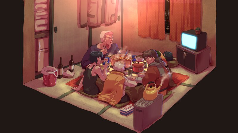 People Eating Hot Pot