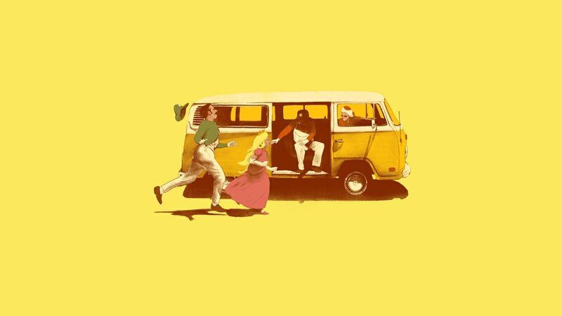 People Exiting Van
