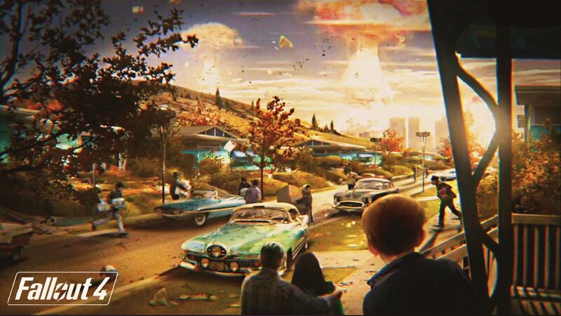 People Fleeing Explosion