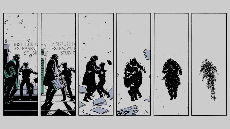 People in a Comic Panel