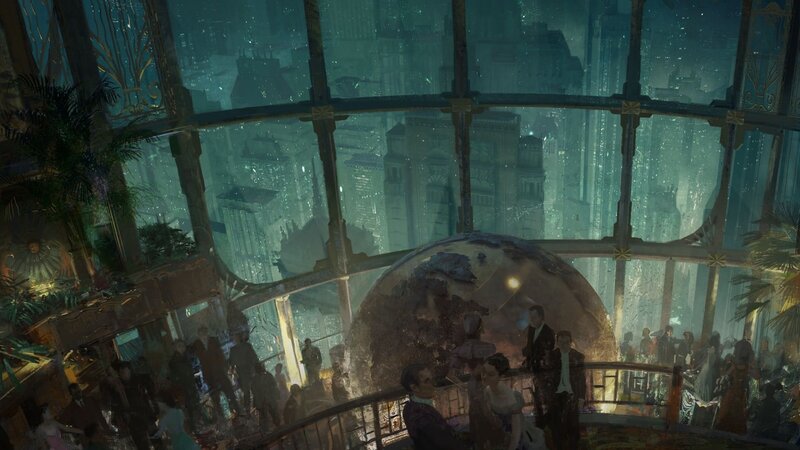 People in a Glass Dome — Green