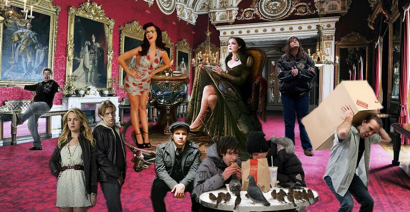 People in a Grand Room