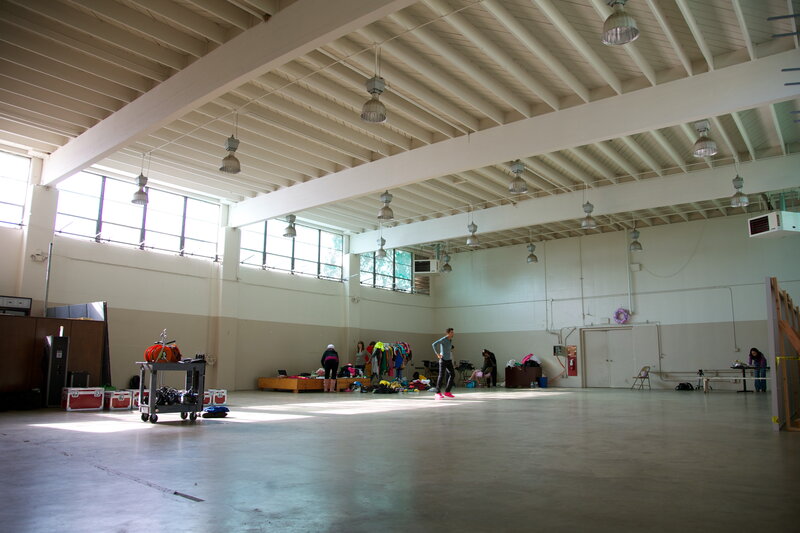 People in a Large Hall