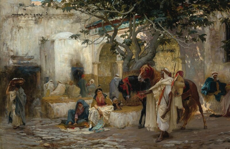 People in a Marketplace