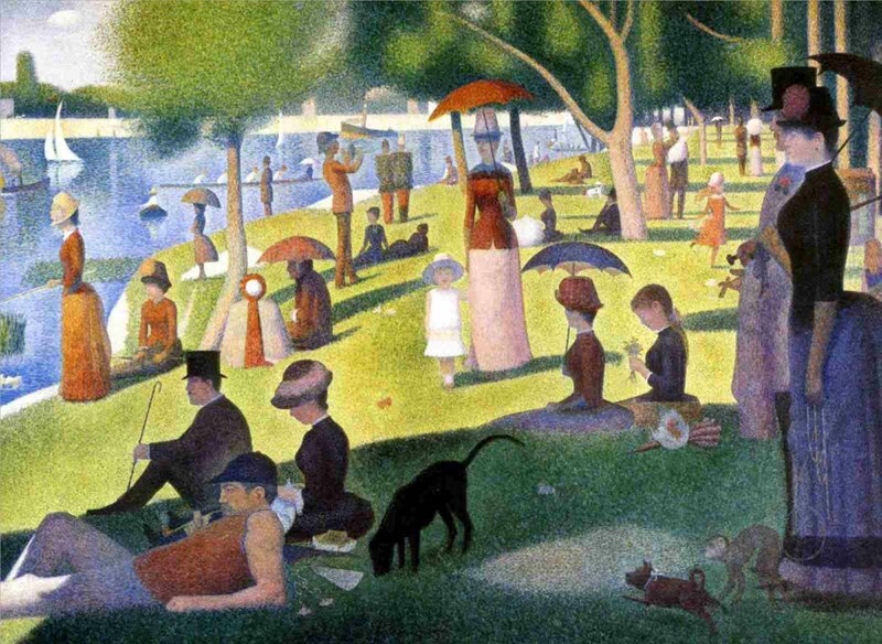People in a Park by the Water