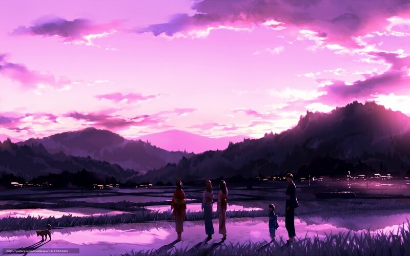 People in a Rice Paddy