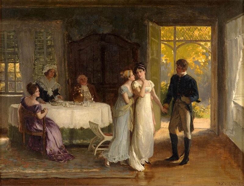 People in a Room — Brown