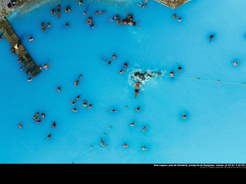 People in Blue Lagoon