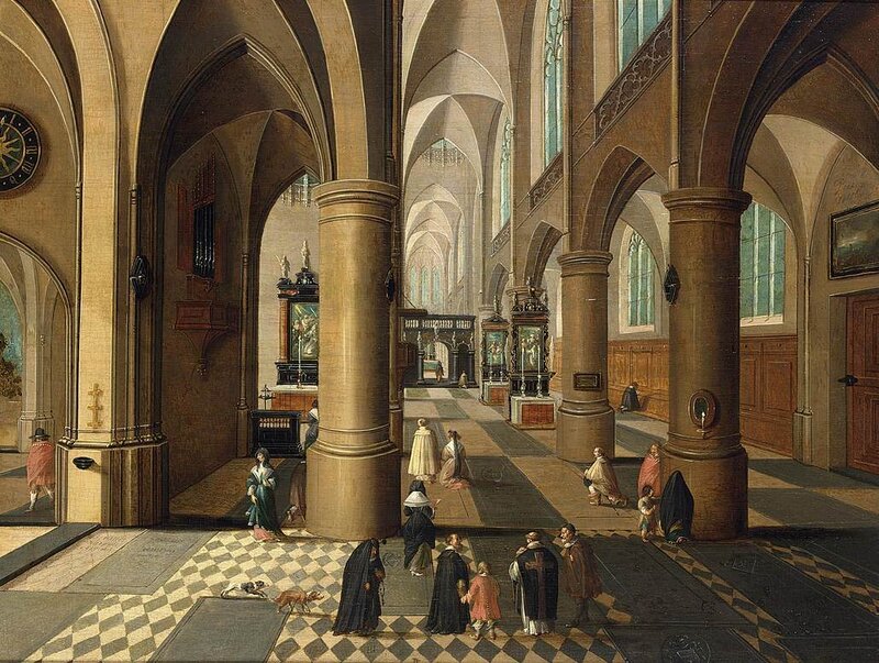 People in Cathedral