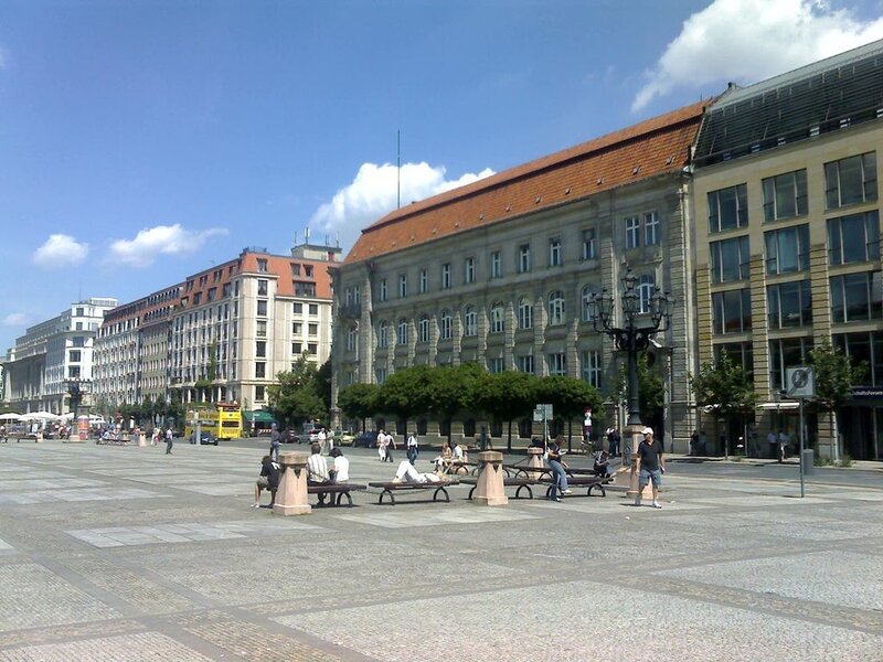 People in City Square