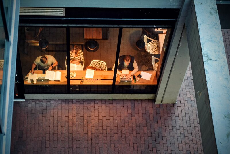People in Coffee Shop