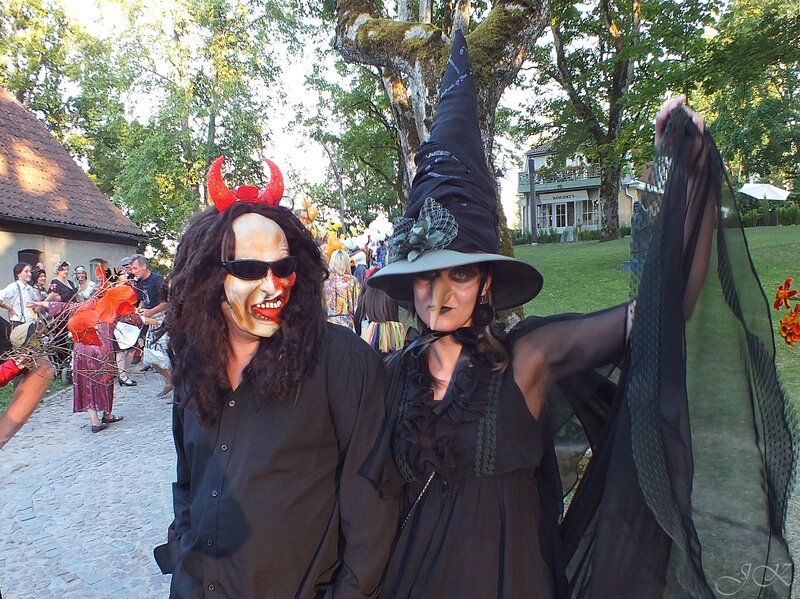 People in Costumes — Black
