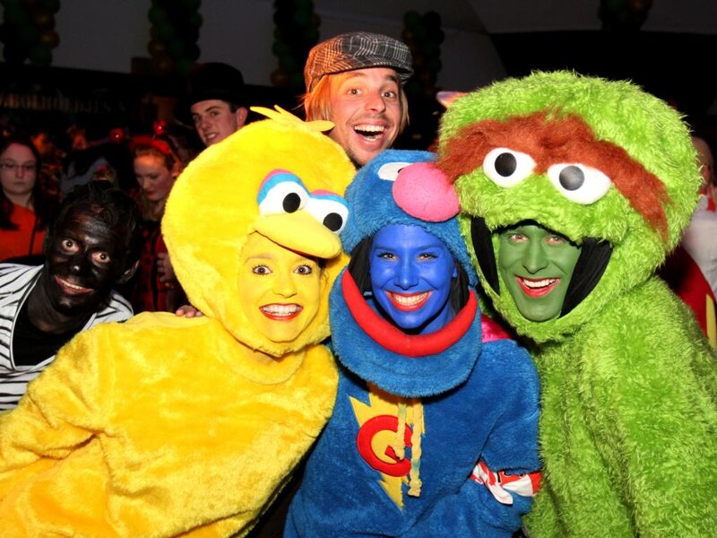 People in Costumes — Yellow