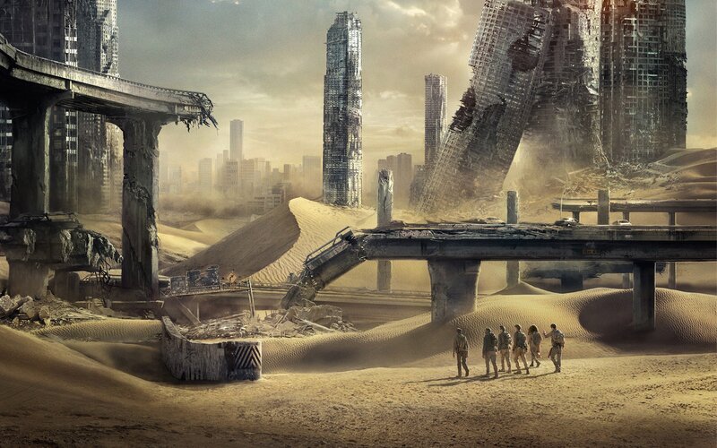 People in Desert City