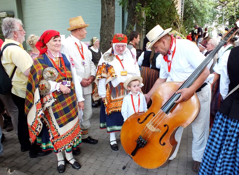 People in Folk Costumes