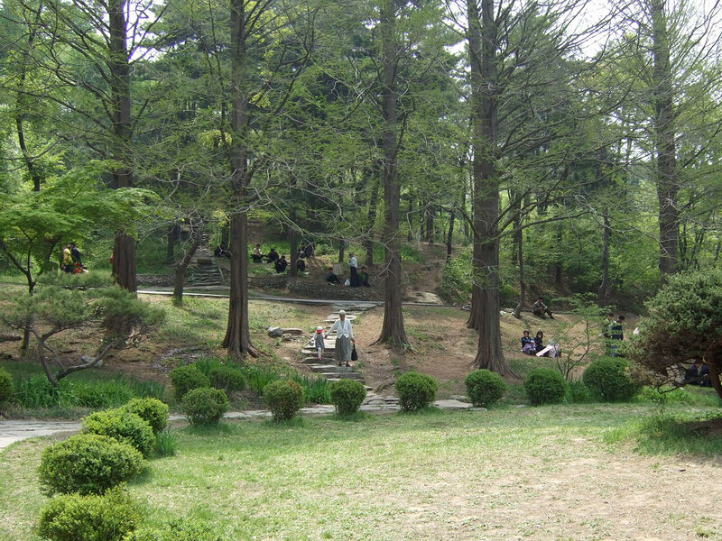 People in Forest Park