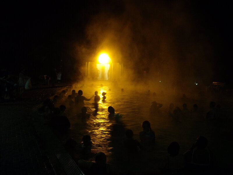People in Hot Spring