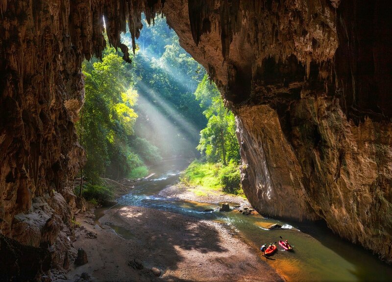 People in Kayaks