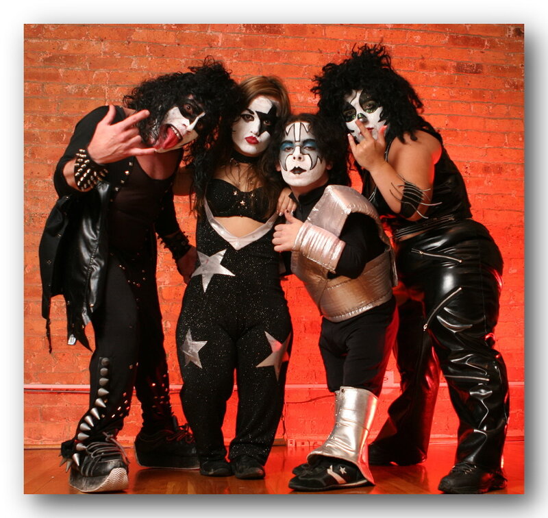 People in KISS Costumes