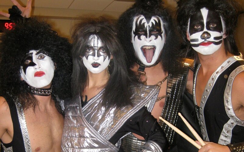 People in Makeup and Costumes