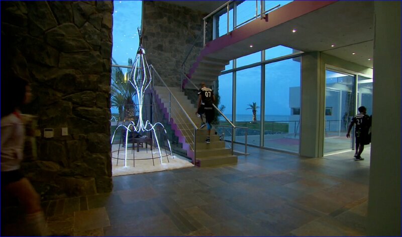 People in Modern House