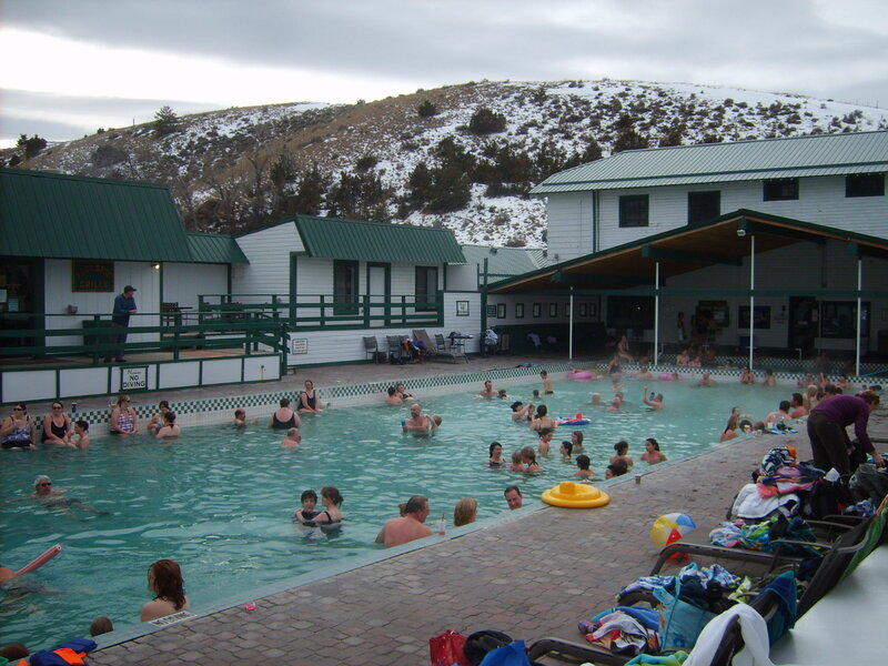 People in Outdoor Pool